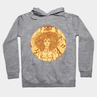 Terracotta Kemet Warrior Hoodie